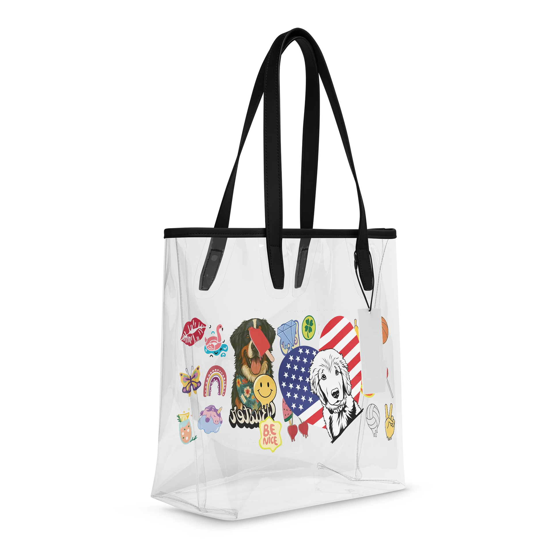 YOUR BEST FRIEND! / CLEAR TOTE BAG product image (6)