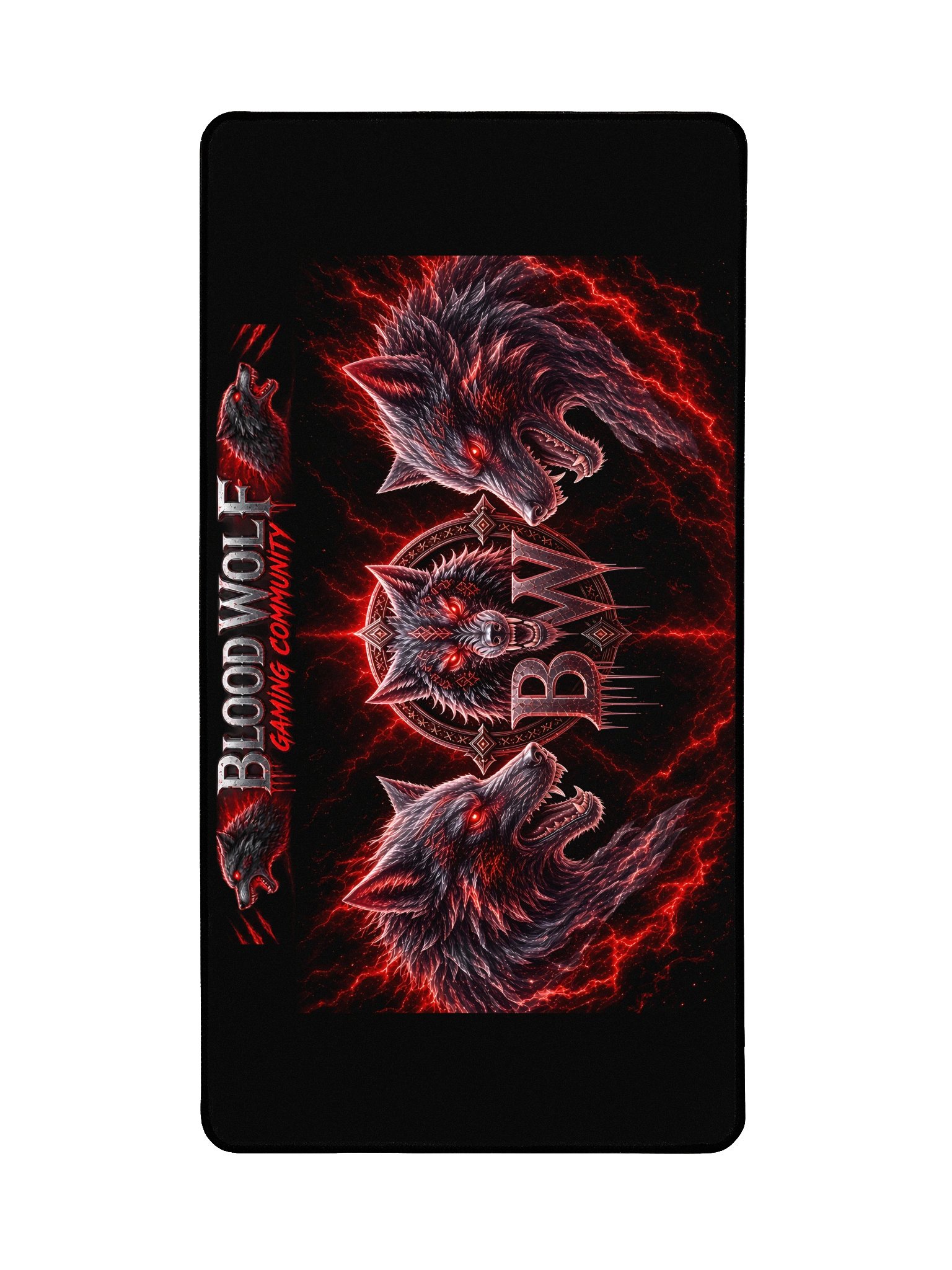 TitanStride Blood Wolf Gaming Desk Mat product image (2)