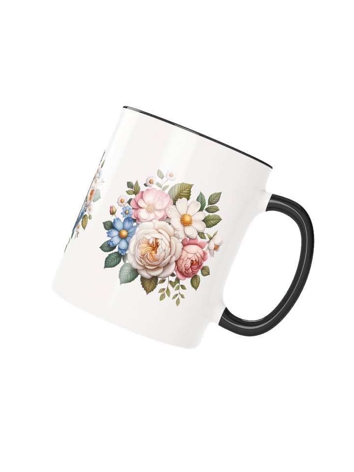 Vintage Wildflower Bloom Coffee Mug - with Color Inside product image (2)