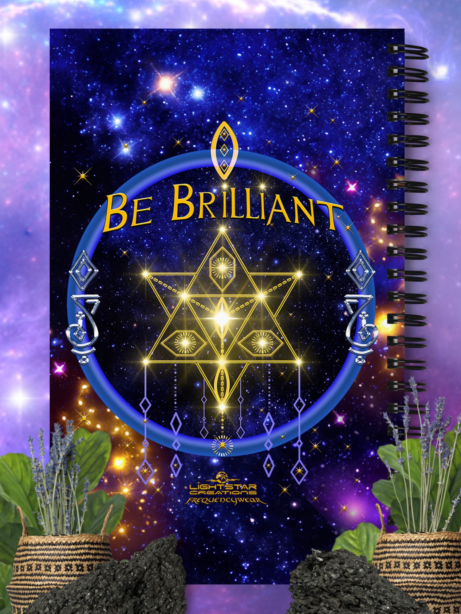 Starseeds Shine Your Light Spiral Notebook product image (3)