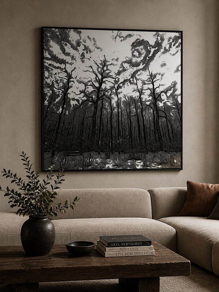 Winter's Grasp Wallart - Canvas Wallart - Gothic wallart product image (1)