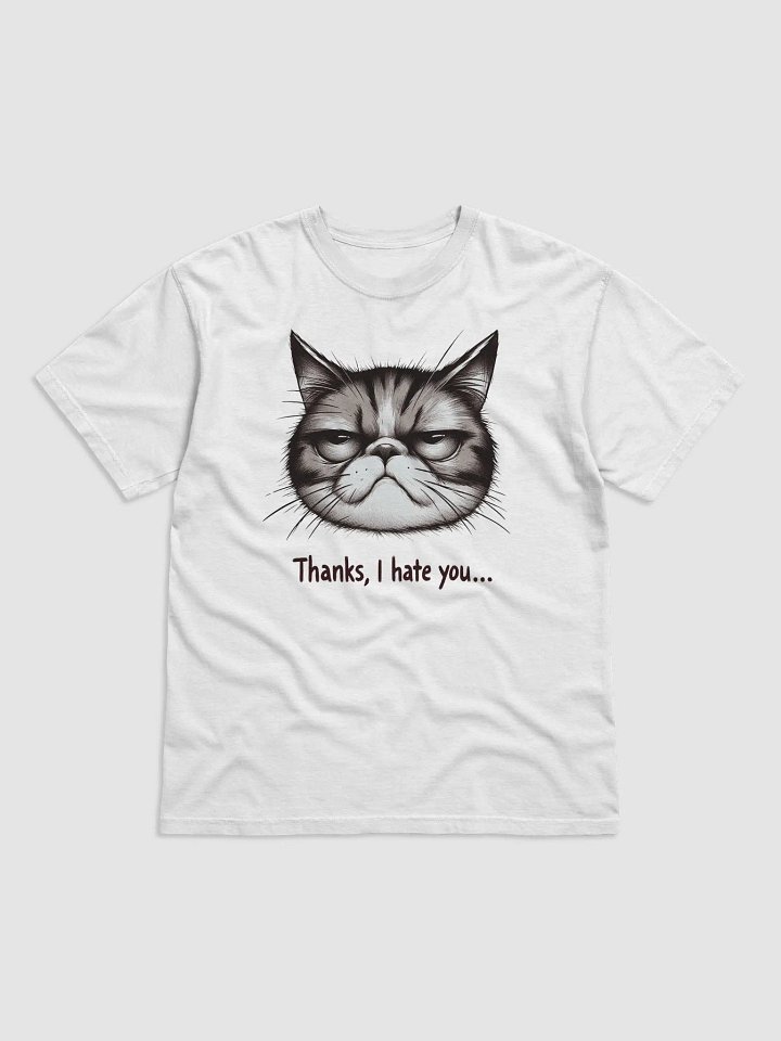 Cranky Cat Expresses Sardonic Gratitude product image (1)