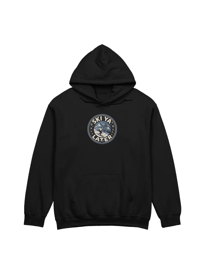 Ski Ya Later Midweight Hoodie from Gildan - Front Full / Back Full product image (1)