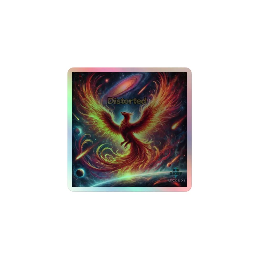 Distorted Album Cover Holographic Sticker - Show your Support with Style - Accessories product image (1)