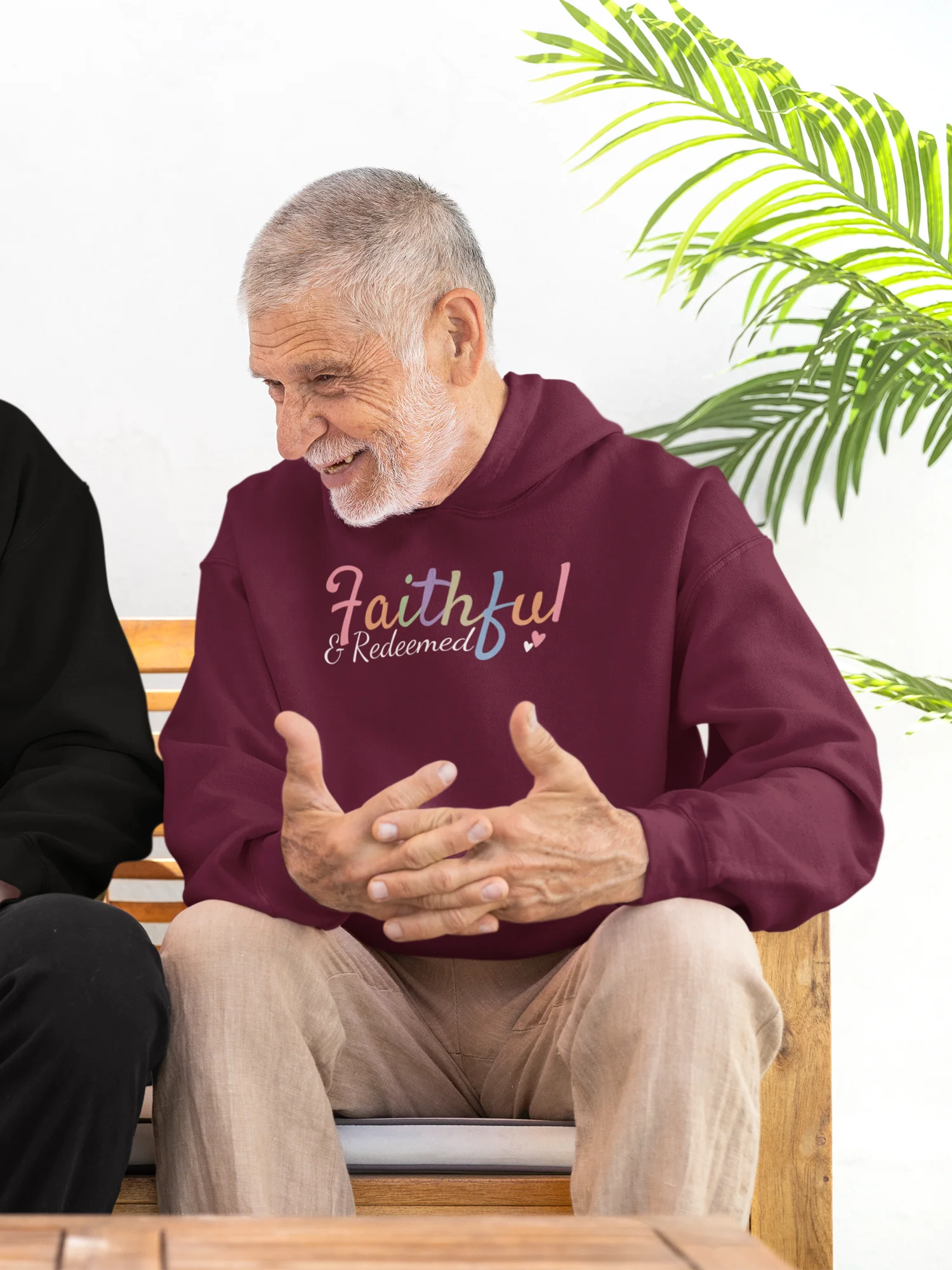 Faithful & Redeemed Gradient Gildan Hoodie product image (2)