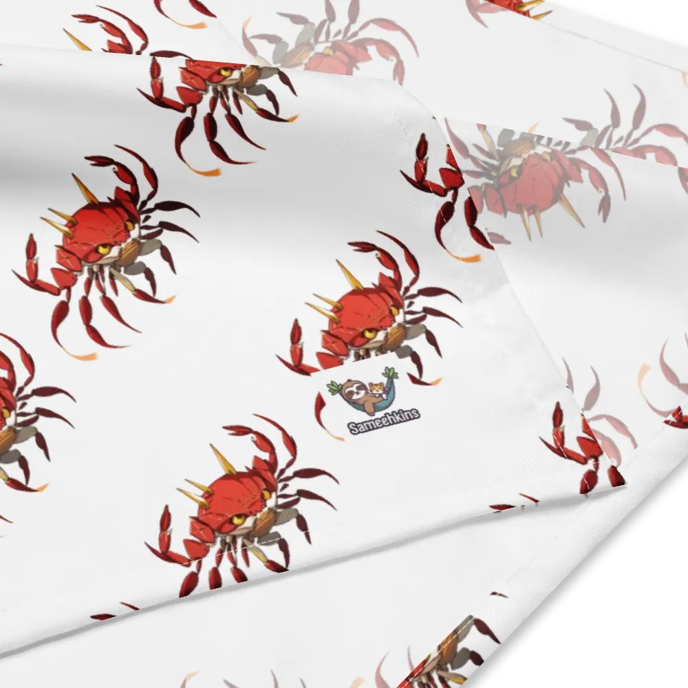 Crab Crawl All-Over Bandana product image (4)