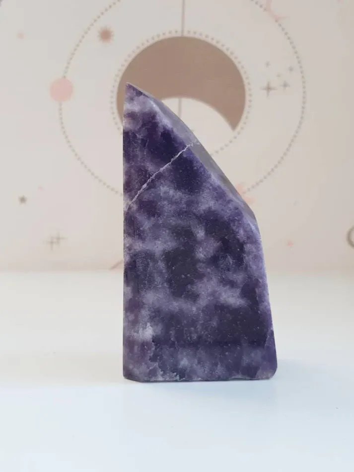 Polished lepidolite free form product image (1)
