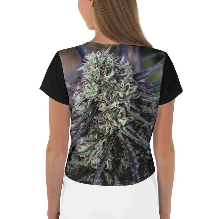 Royal Purple Cultivated Crop Baby Doll Top Black Sleeves product image (2)