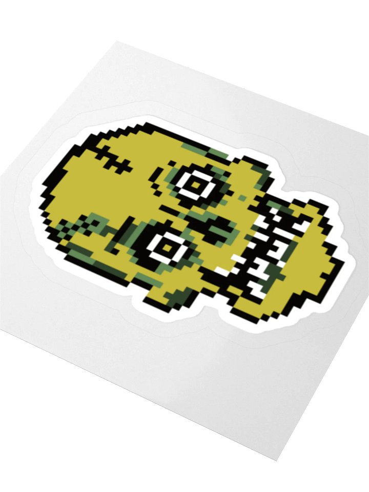 RETRO Chomps Logo Skull Kiss Cut Stickers product image (2)