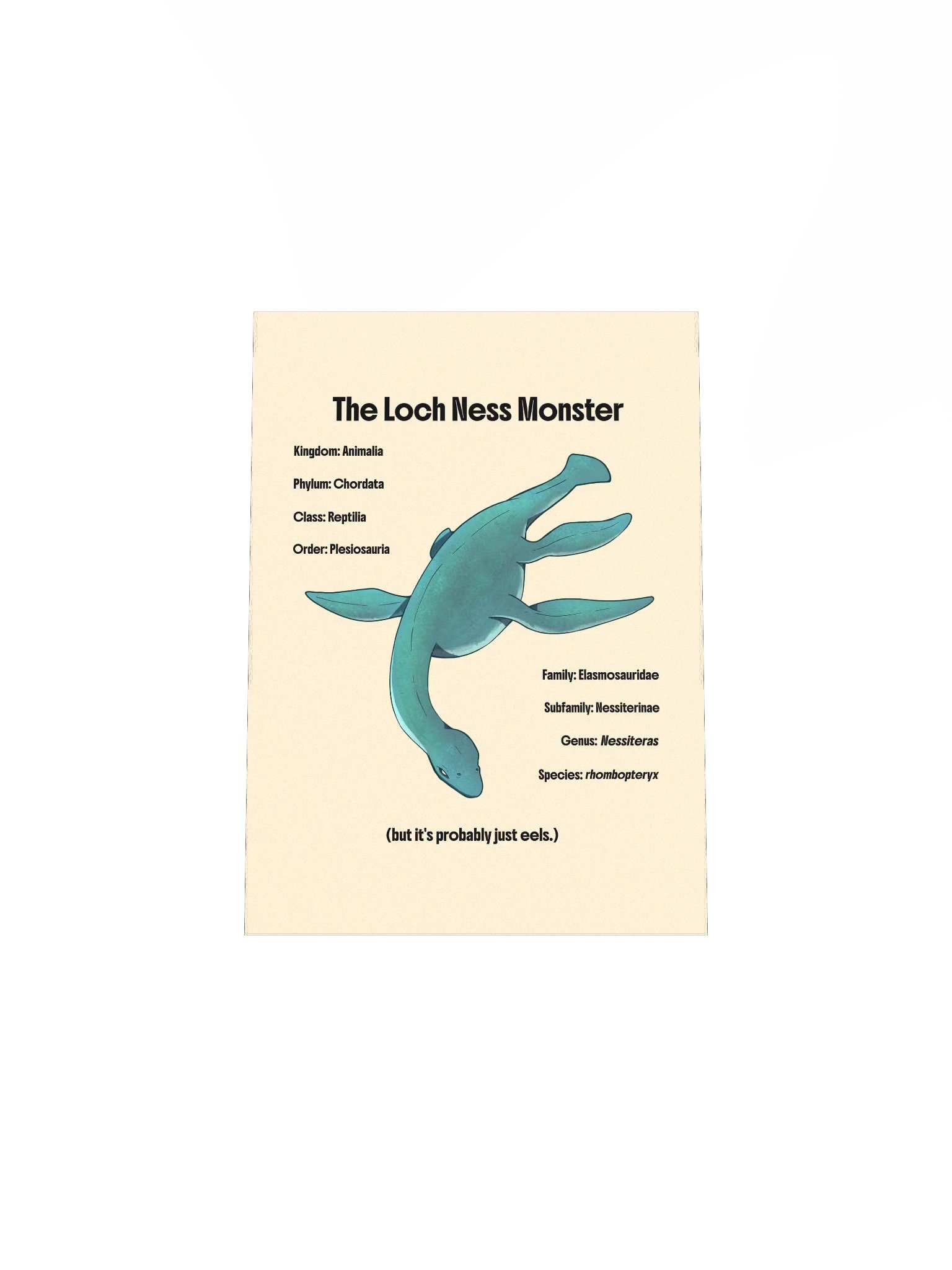 Nessie the Plesiosaur - Poster product image (25)