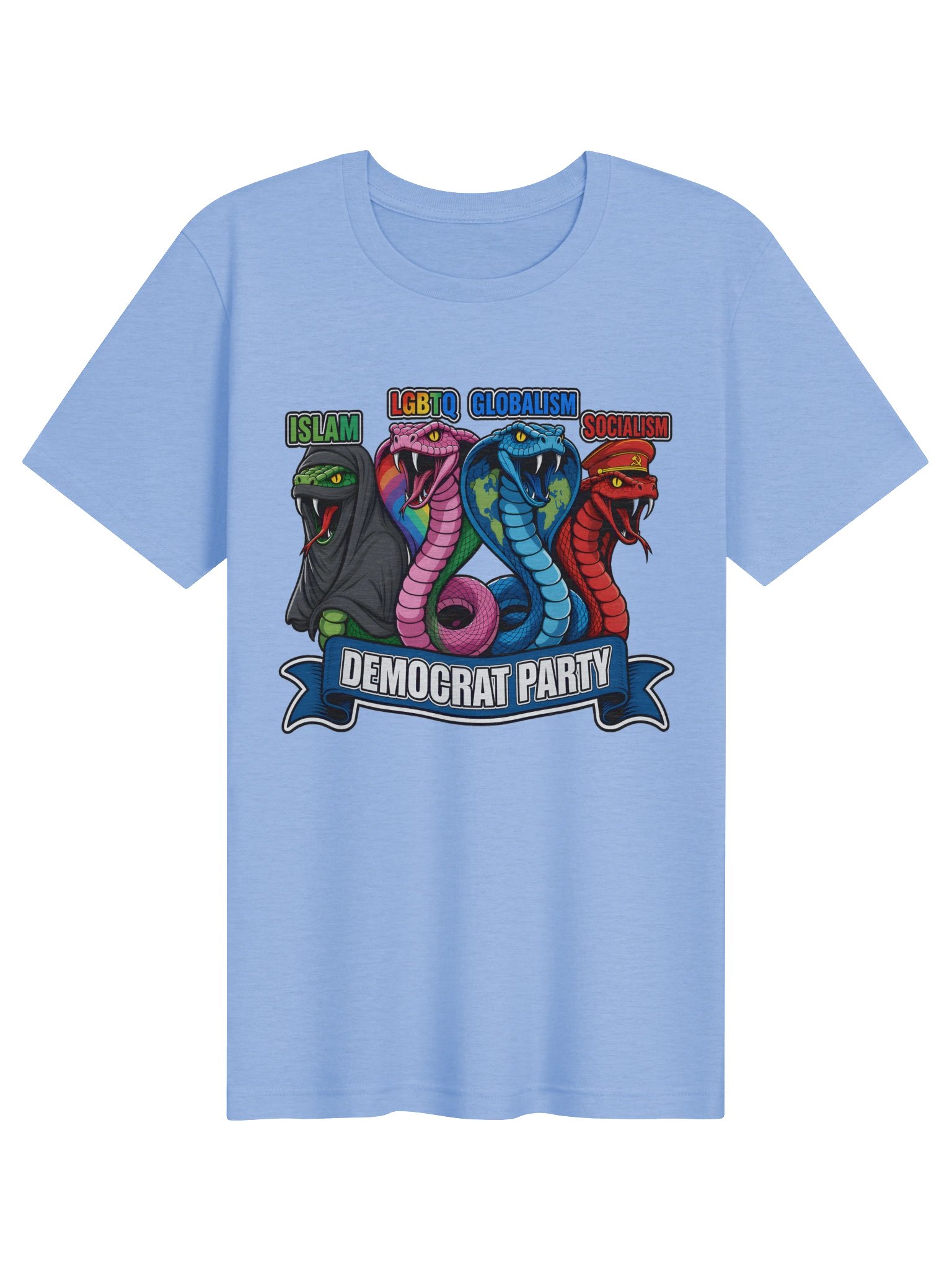 Democrat Party Cobra Banner Tee product image (6)