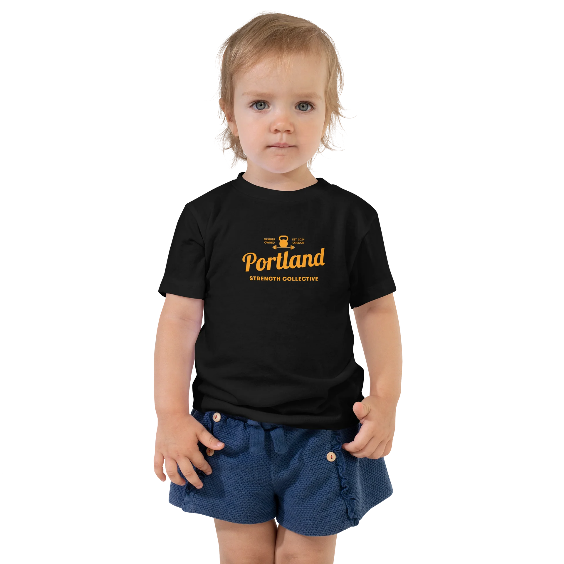 Toddler PSC "Say Cheese" Tee (Gold Logo) product image (1)