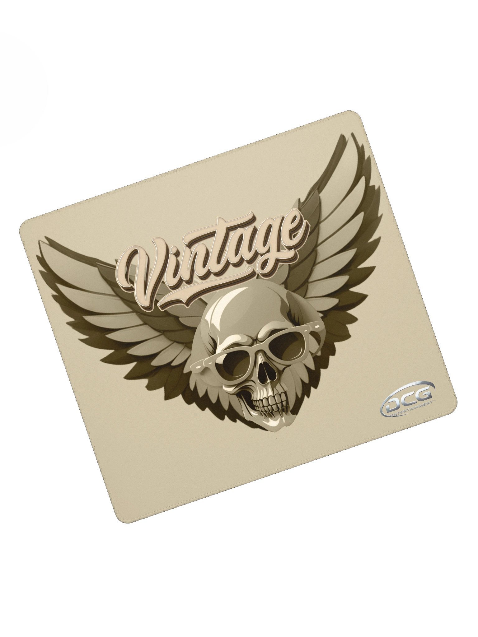 Vintage Skull Wings Gaming Mouse Pad product image (5)