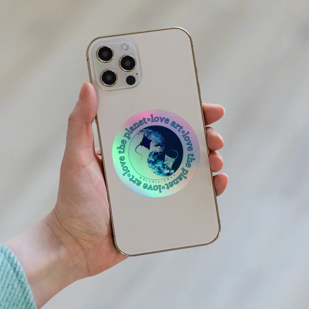 Eagle Ray Holographic Sticker Set product image (1)