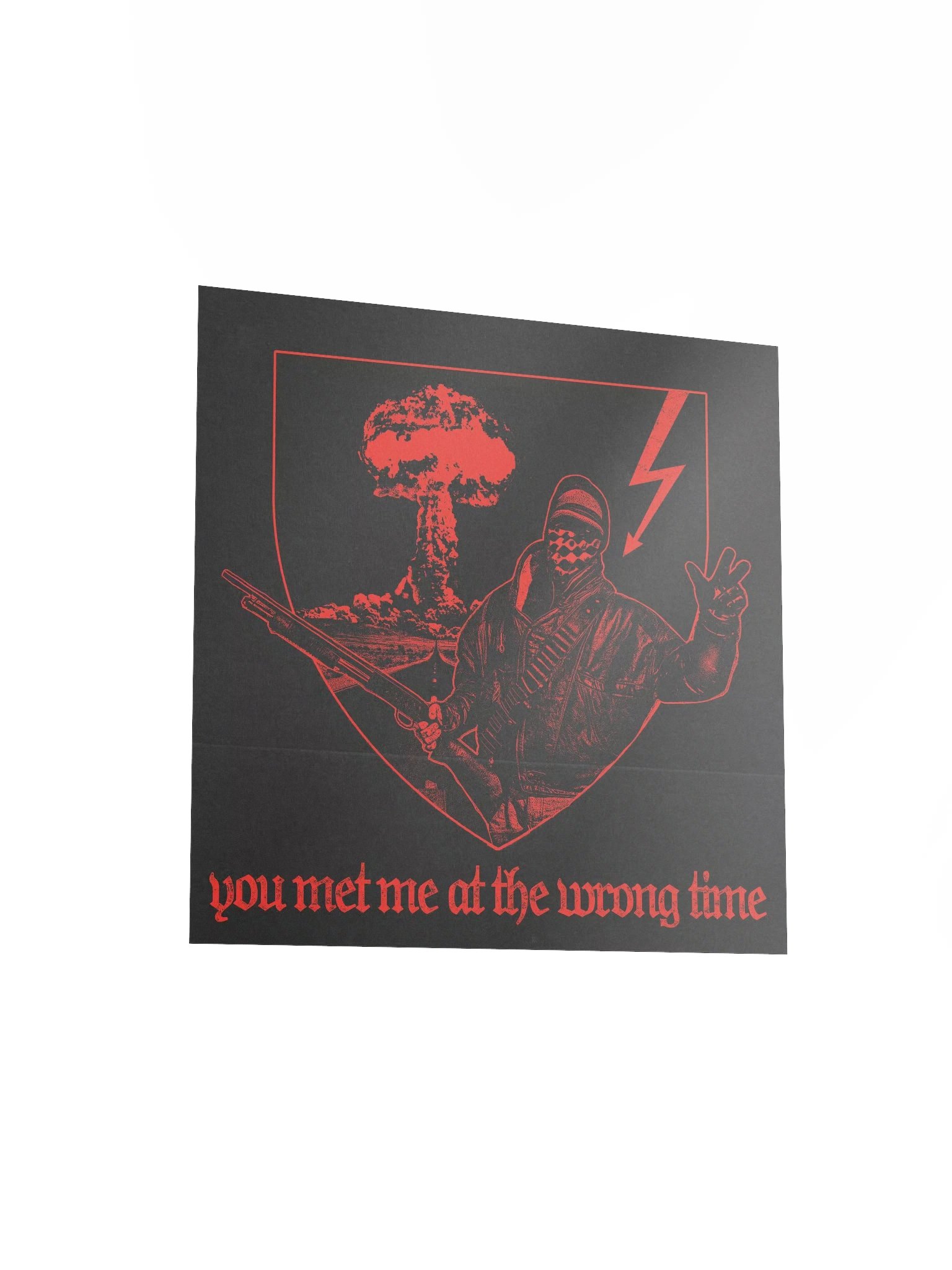 "WRONG TIMING" POSTER RED product image (13)