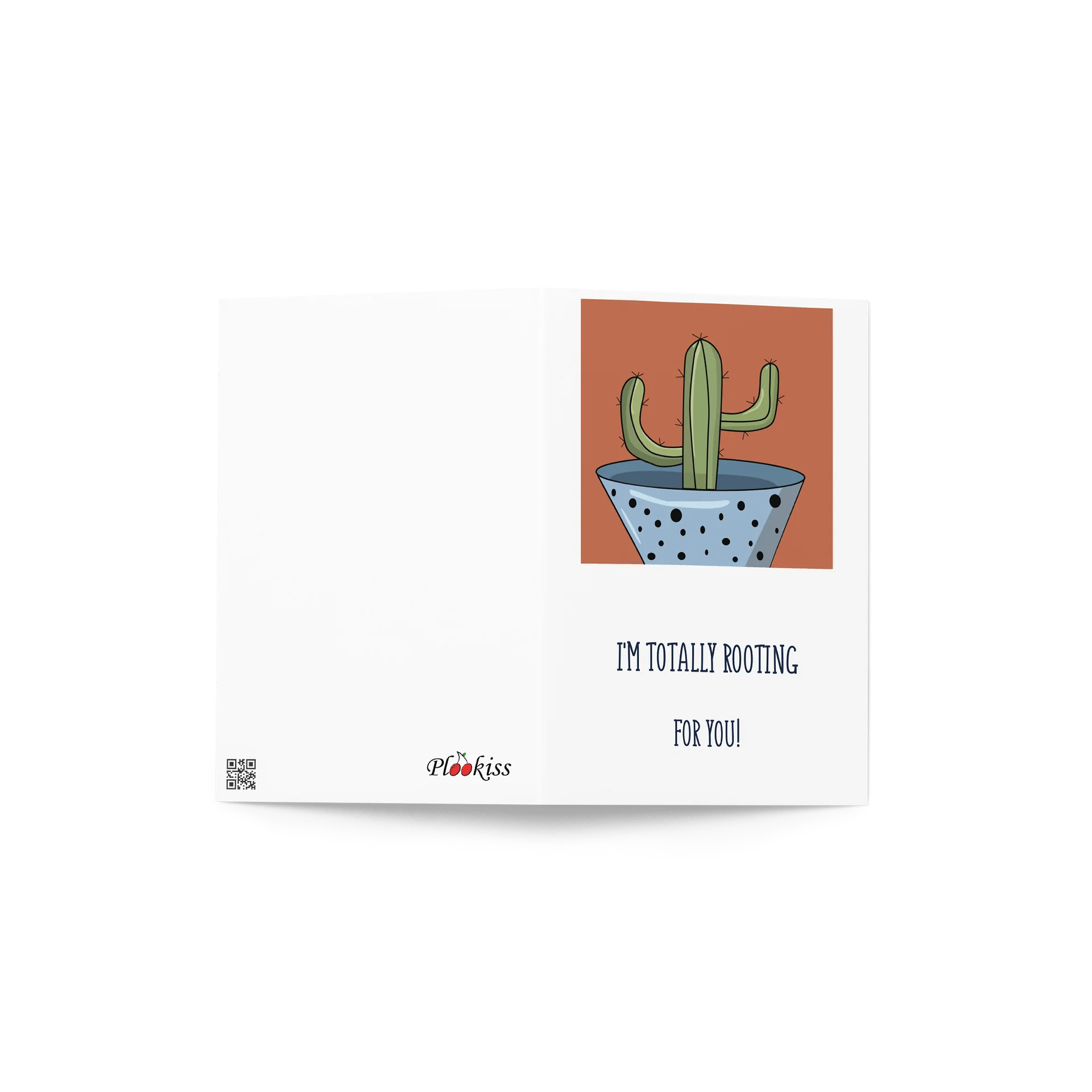 The Saguaro Design - "Totally Rooting For You" Cactus Greeting Card product image (3)