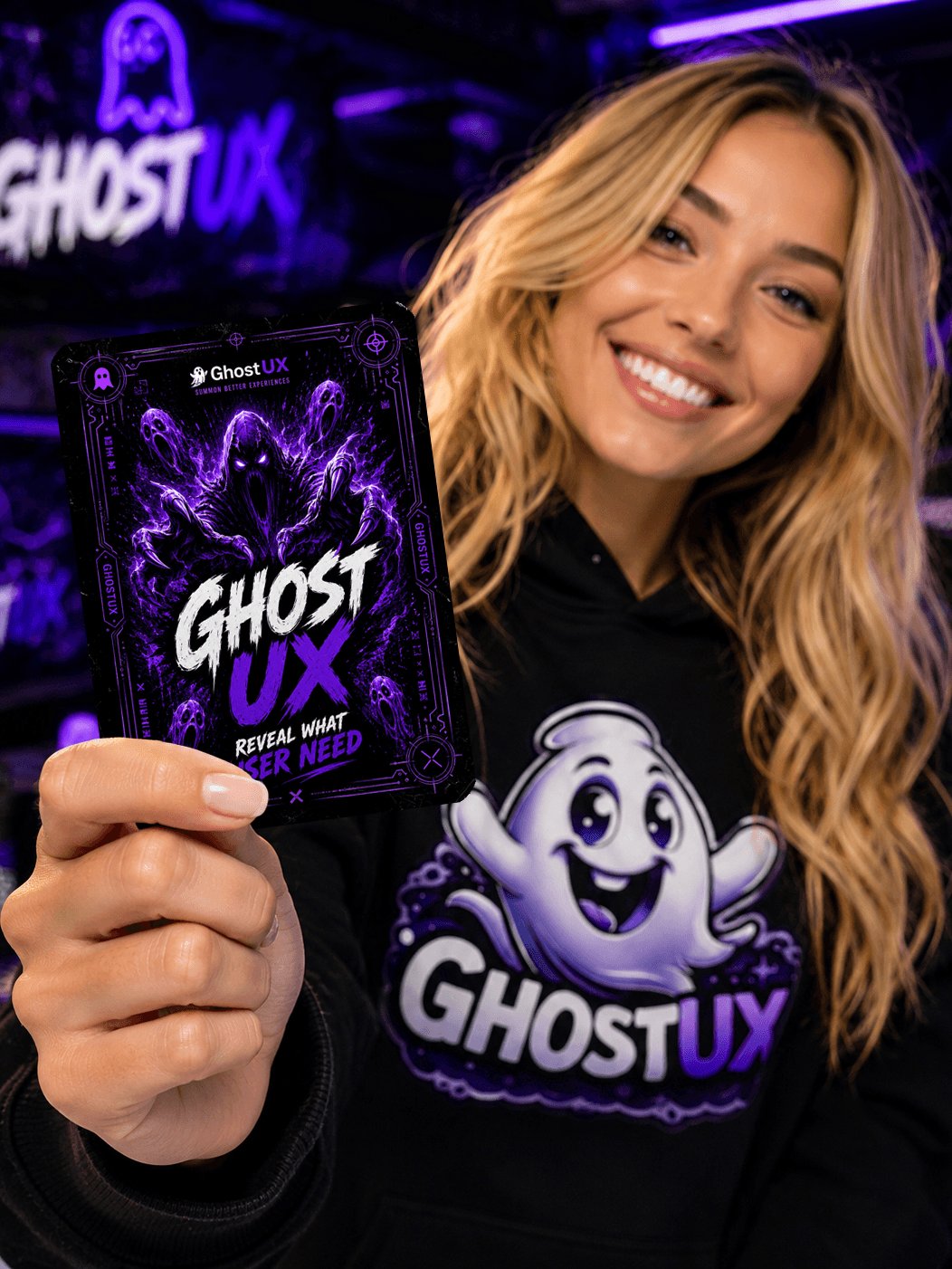GhostUX™ Dark Summoner Card – Shadow Edition product image (1)