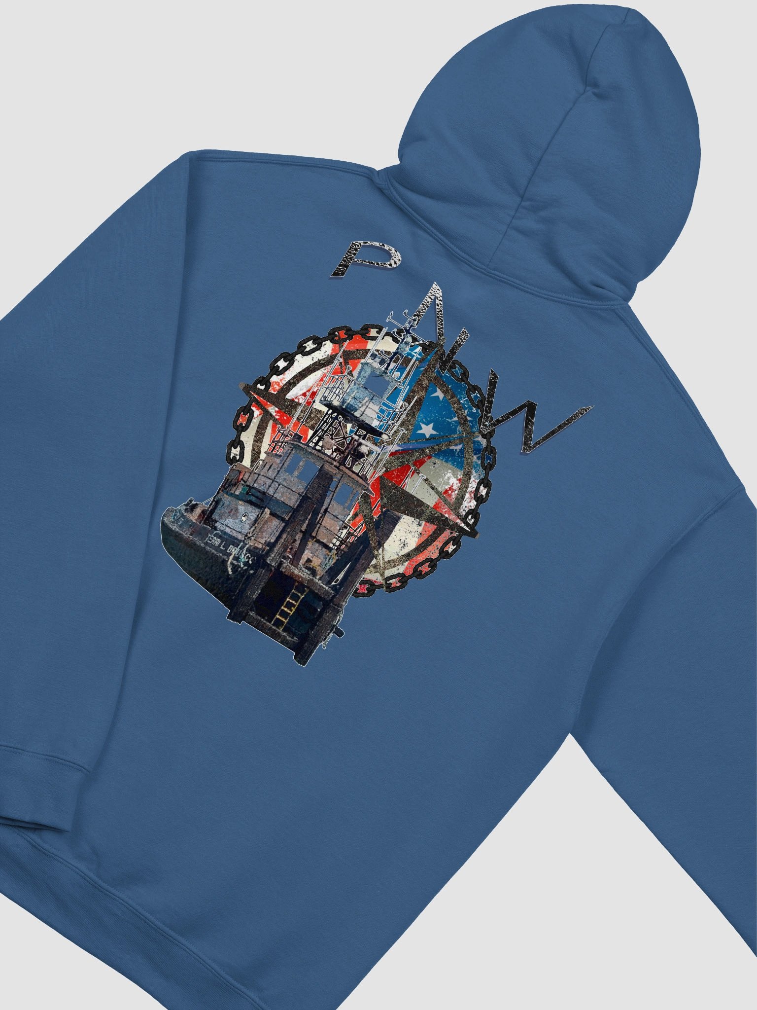 AF - PNW Compass Rose & Tug Terri L. Brusco – Classic Marine Workwear | Twin Anchor Apparel Deckhand Heritage Line product image (12)