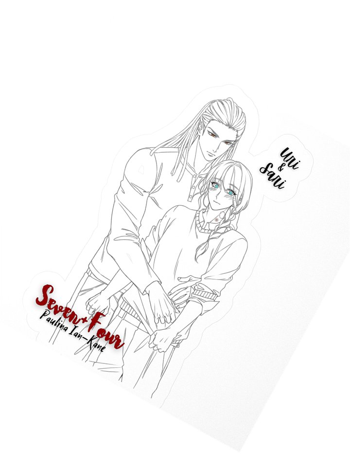 Uri&Sari Kiss-cut Sticker, Seven+Four-Angels of Wrath series product image (2)