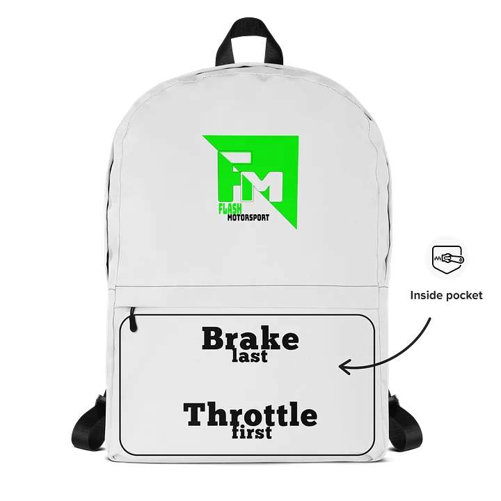 Flash Motorsport Backpack product image (2)