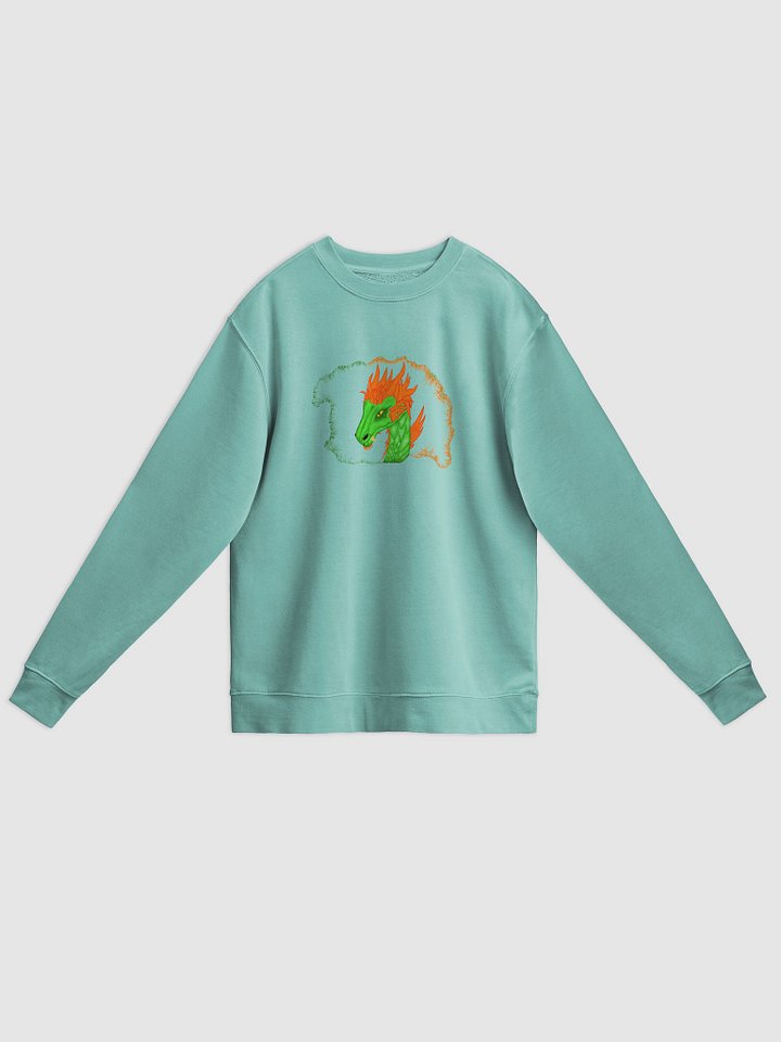Fiery Dragon Unisex Pigment Dyed Sweatshirt product image (1)
