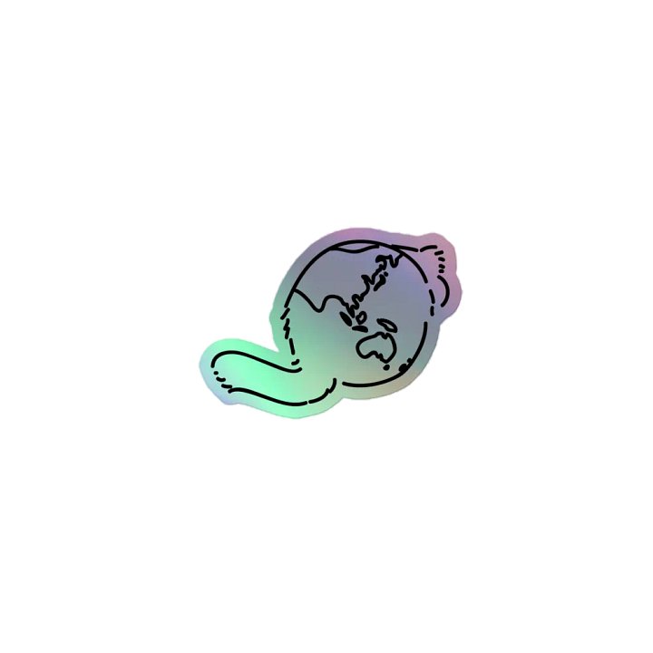 Planet Manul Asia & Oceania - Holo Sticker product image (1)