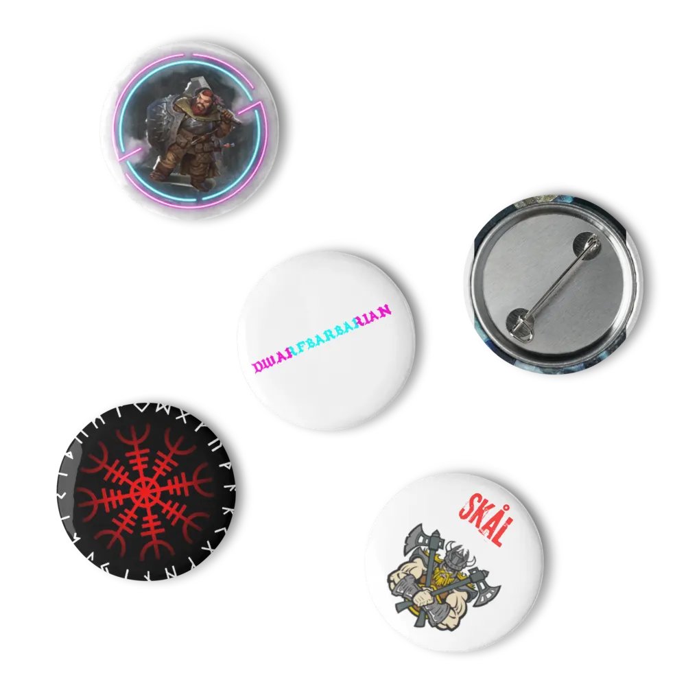 Barbarian pin badges product image (6)