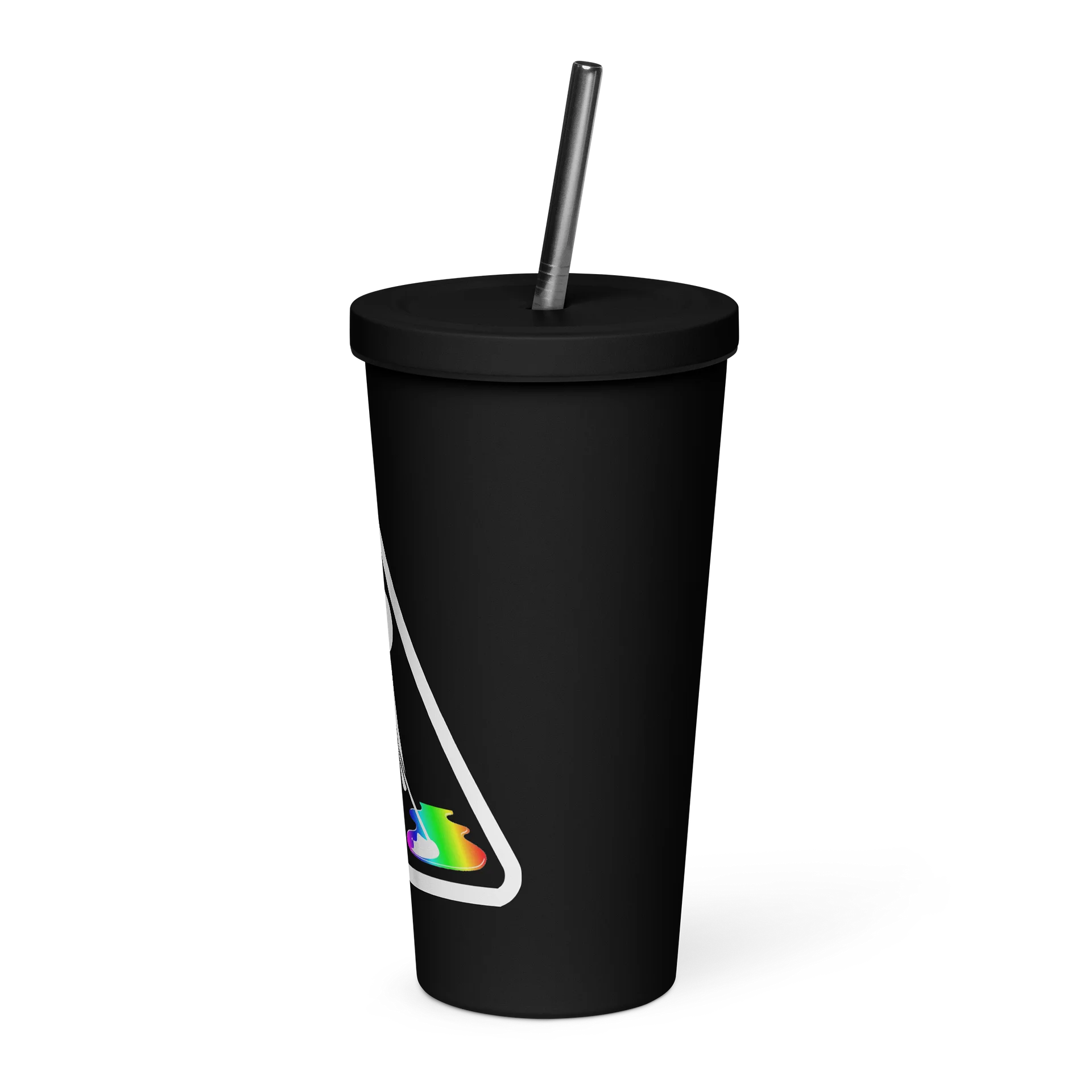 Rainbow Spill Tumbler With Straw product image (3)