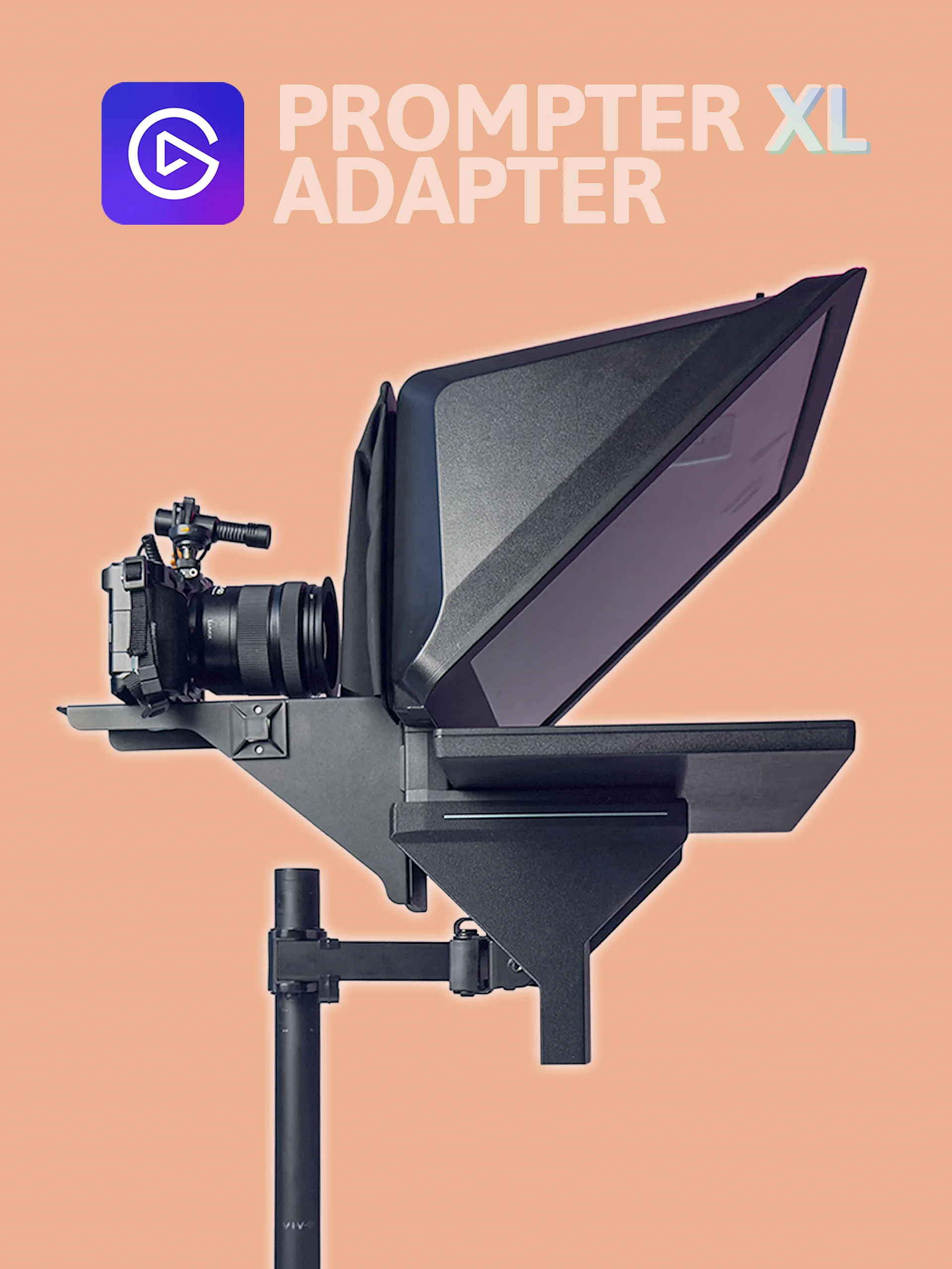 TelevaseXL - VESA mount for Elgato Prompter XL product image (1)