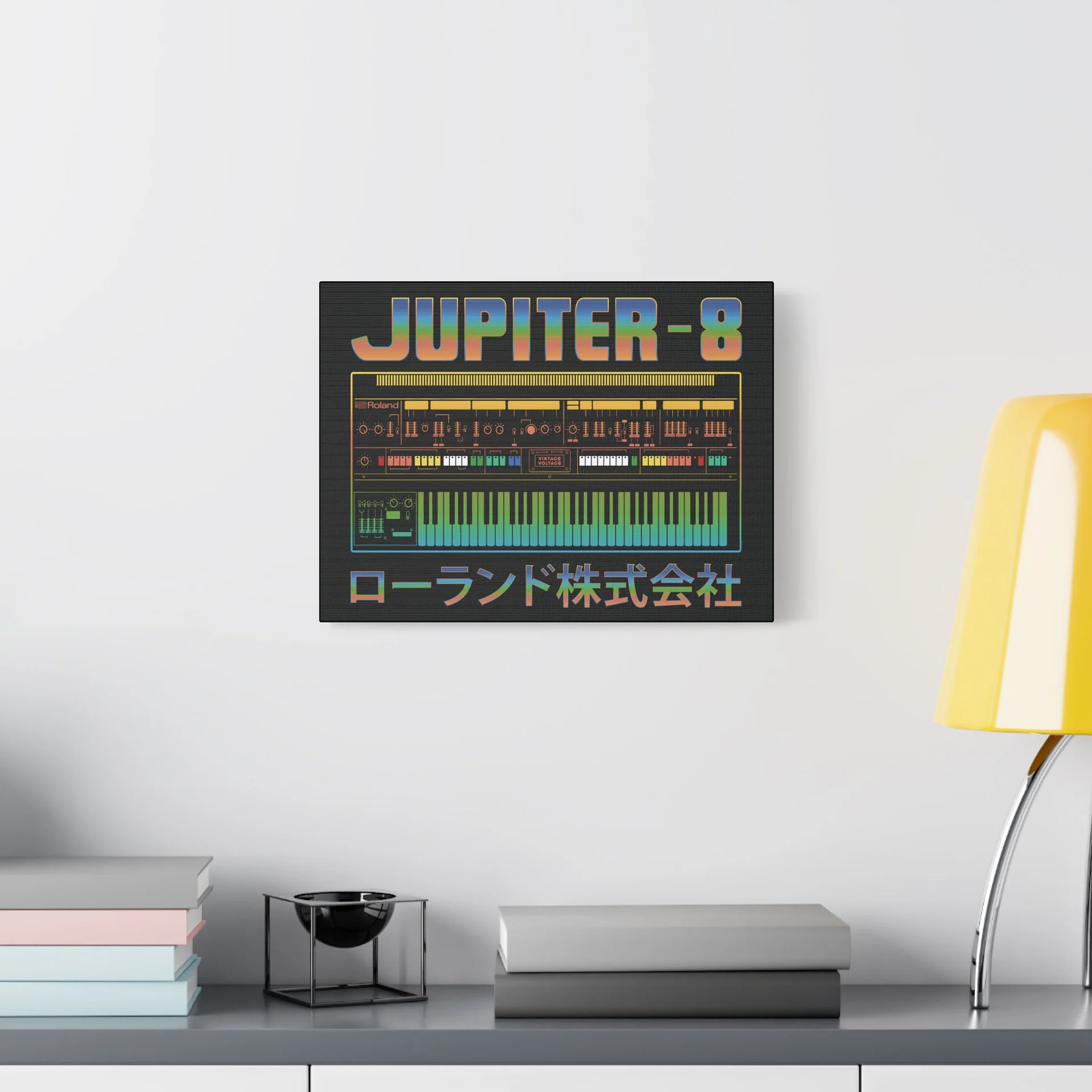 Jupiter 8 Canvas Wall Art - Roland JP-8 (Vintage Analog Synthesizer) product image (20)