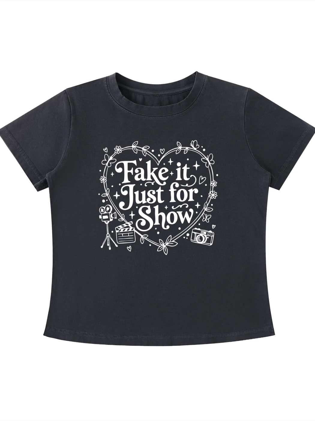 Fake It - Vintage Wash Slim Fit T-shirt product image (1)