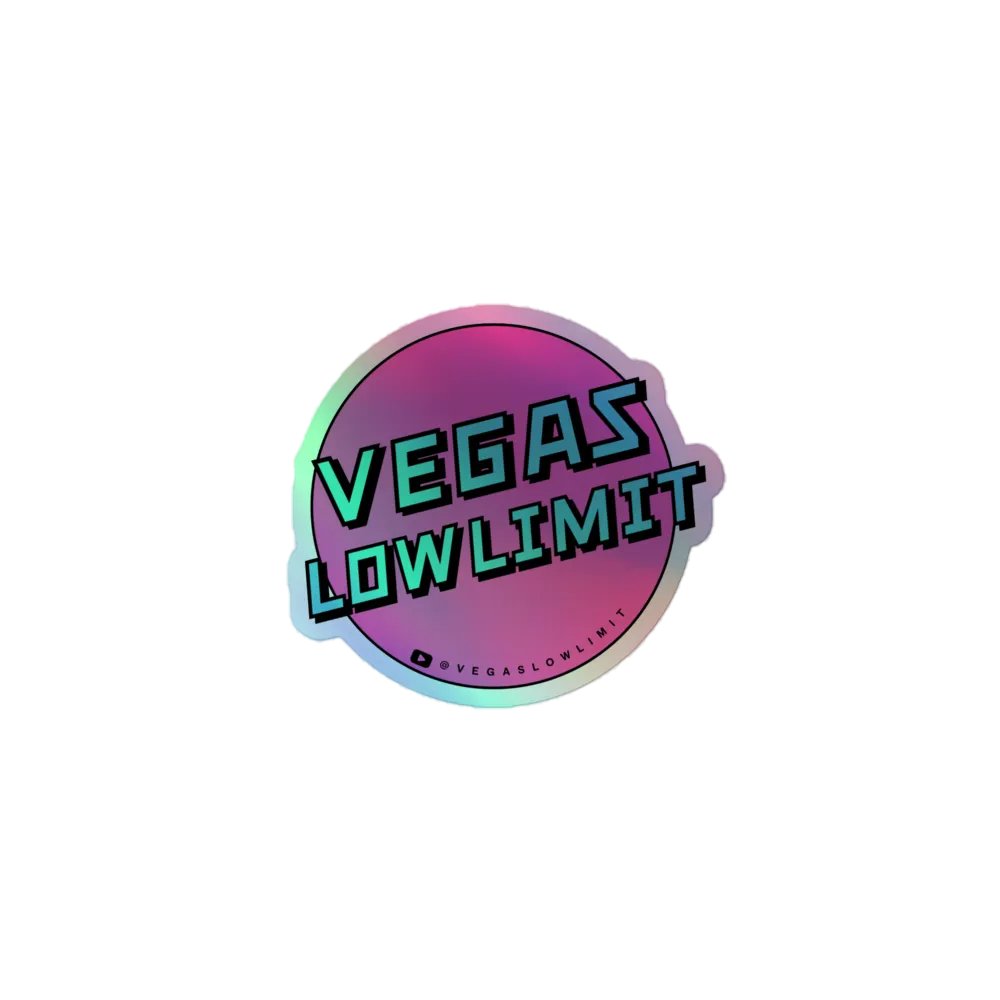 VegasLowLimit Holographic Sticker product image (1)