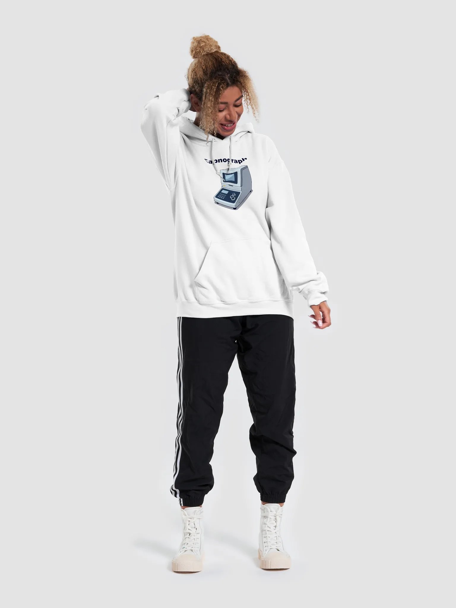 CO2 Capnograph Digital Illustration Hoodie product image (47)