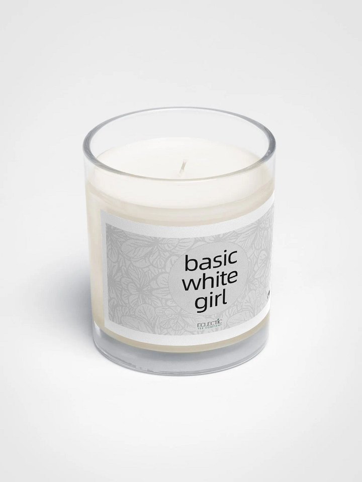 basic white girl unscented soy candle product image (2)