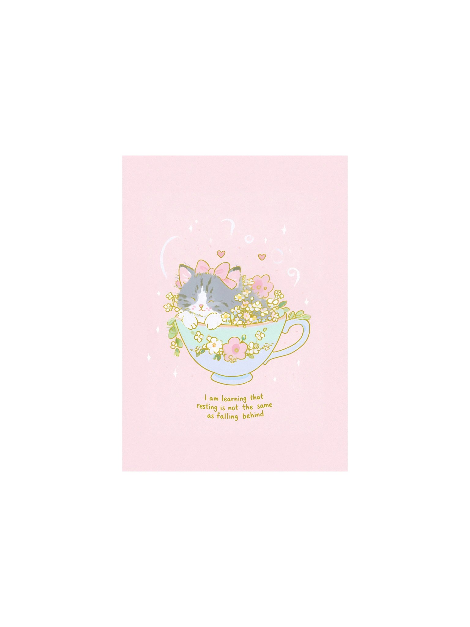 Resting Cat Affirmation Poster product image (7)