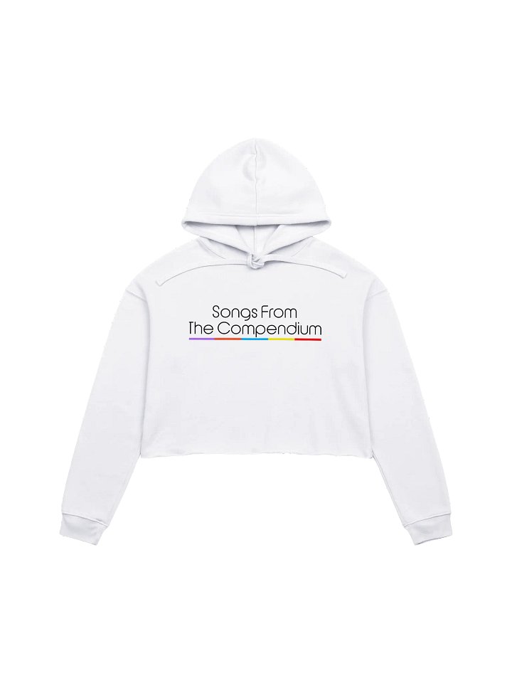 "Songs From The Compendium" Crop Hoodie product image (1)