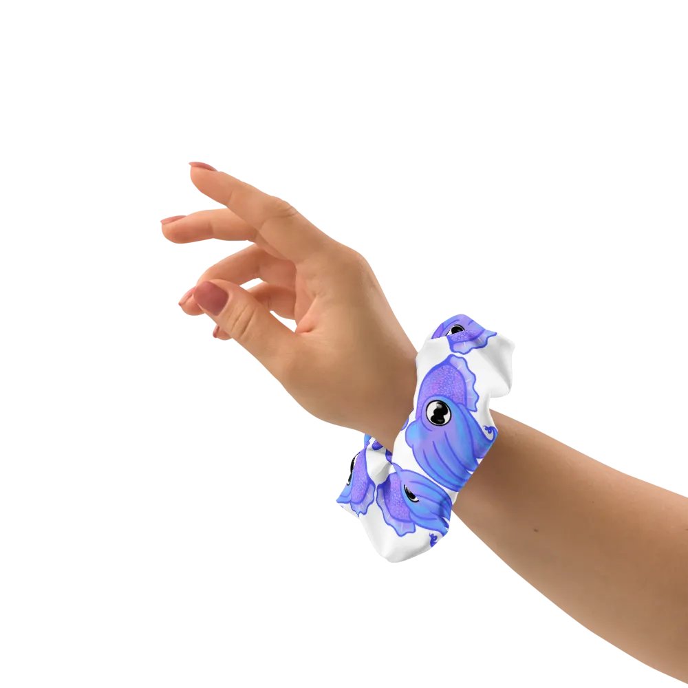 !Purple Cuttlefish Scrunchie product image (3)