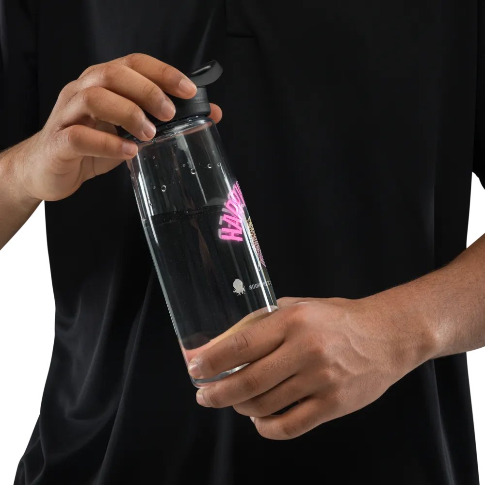 Happy Hooker Water Bottle - Clear product image (8)