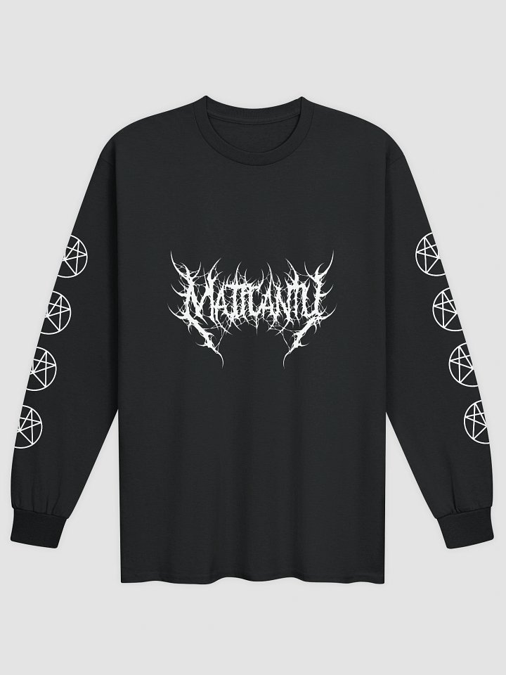 Death Metal Logo Long Sleeve T-Shirt product image (1)