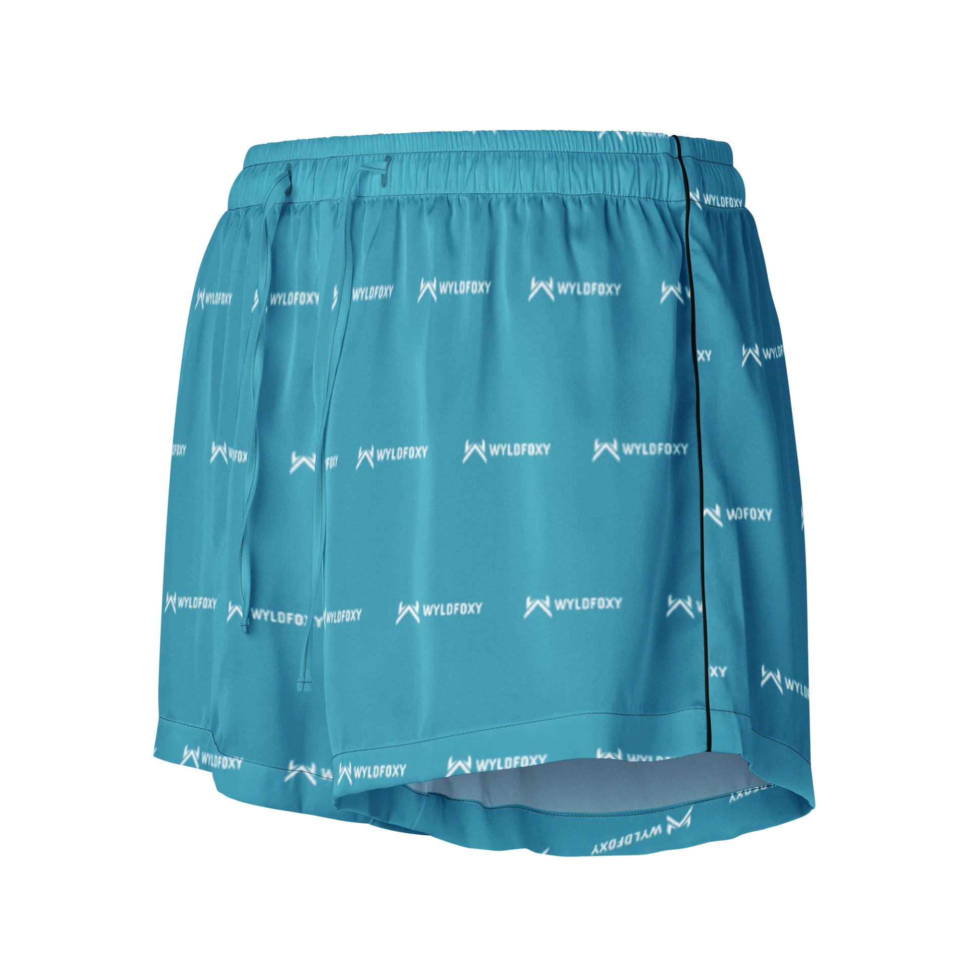 WyldFoxy Aqua Blue Pajama Shorts product image (1)