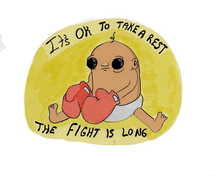 A6 Print! Fightin Baby product image (1)