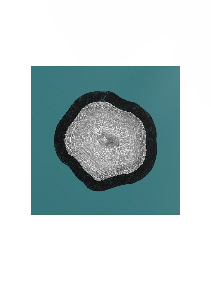 "Layers upon Layers" - Minimalist Poster (Wall Art) - Teal product image (1)