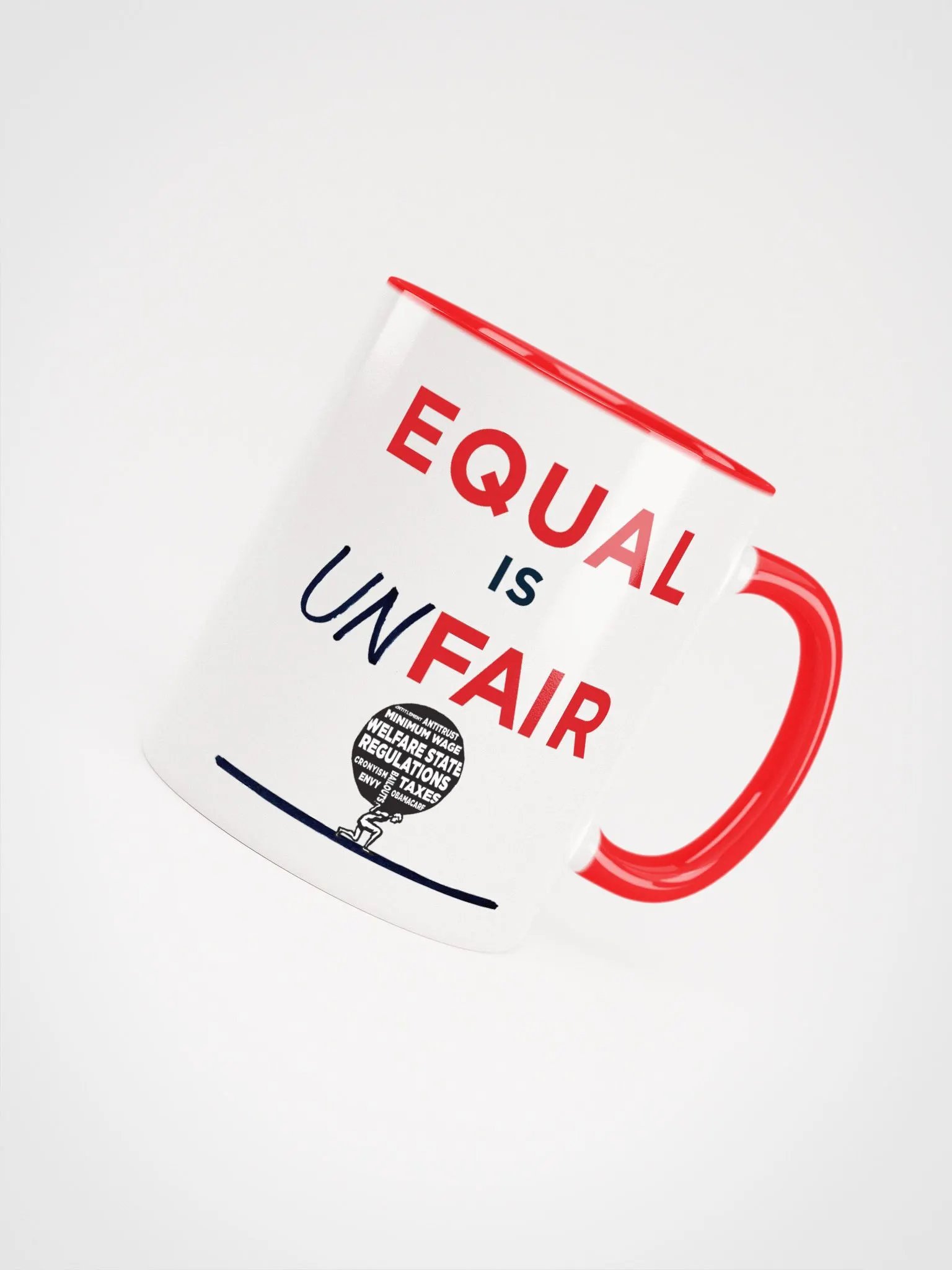 Equal is Unfair Ceramic Mug - The Official Yaron Brook Show Merchandise product image (4)