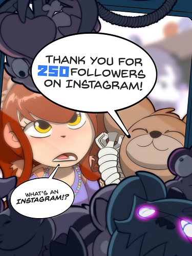 Thank you for 250 followers on Instagram!….

….What’s an INSTAGRAM!?🐻💙