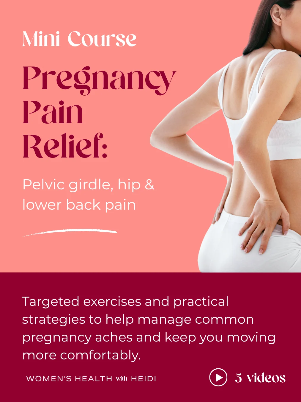 Pregnancy Pain Relief: Pelvic Girdle, Hip & Back Pain product image (1)