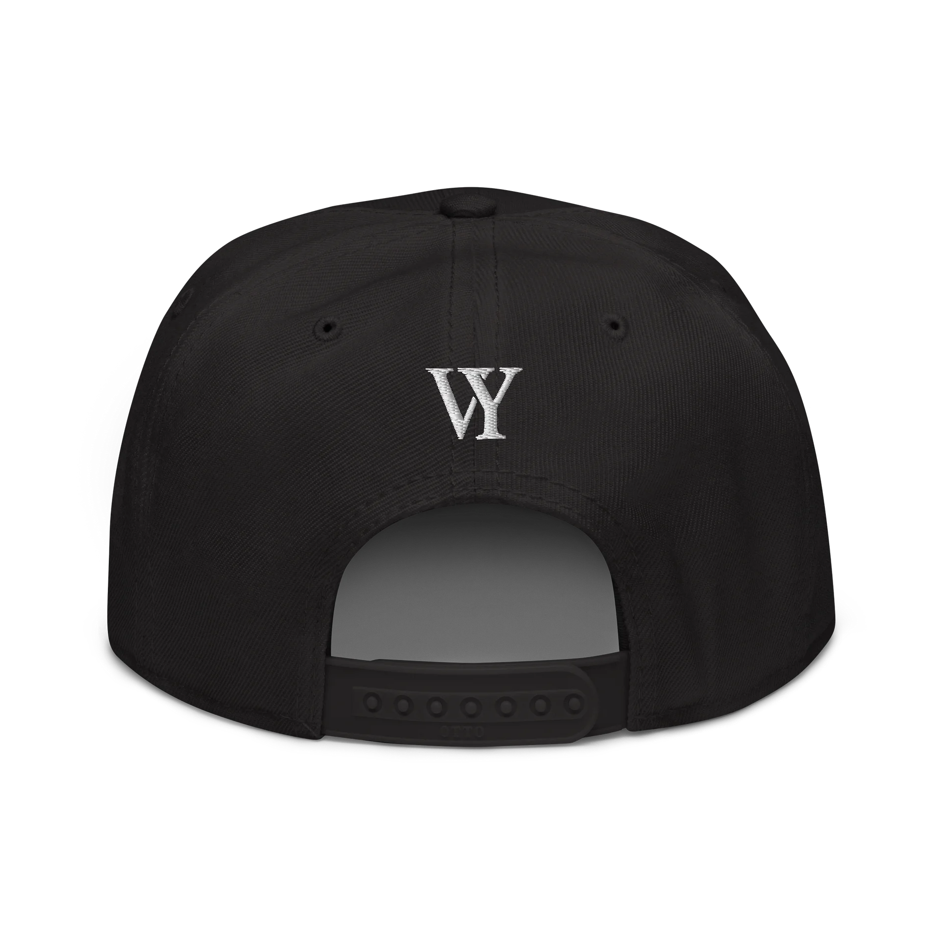 VY monogram Wool Blend Snapback BLACK product image (2)
