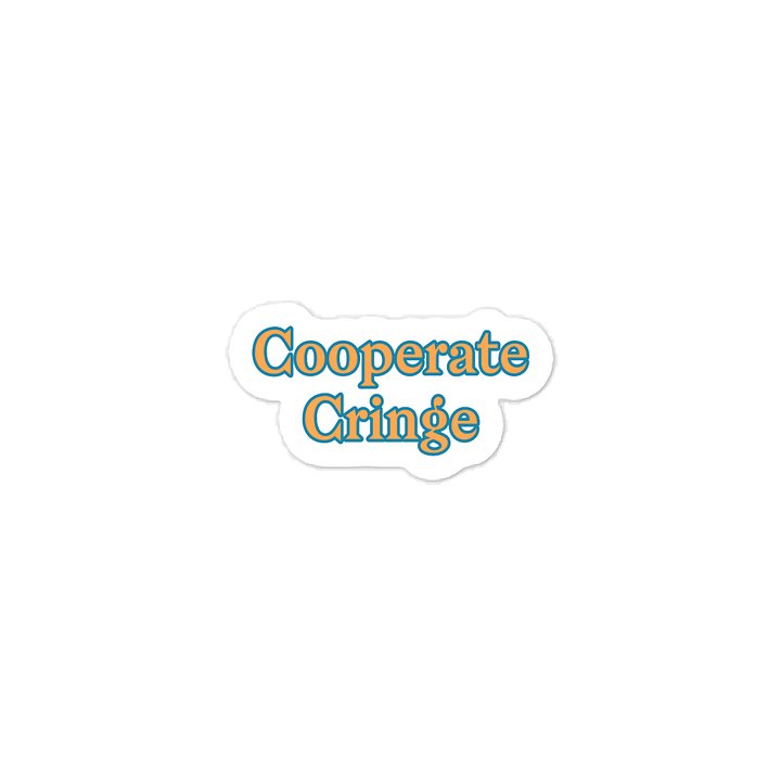 Cooperate Cringe Sticker product image (1)