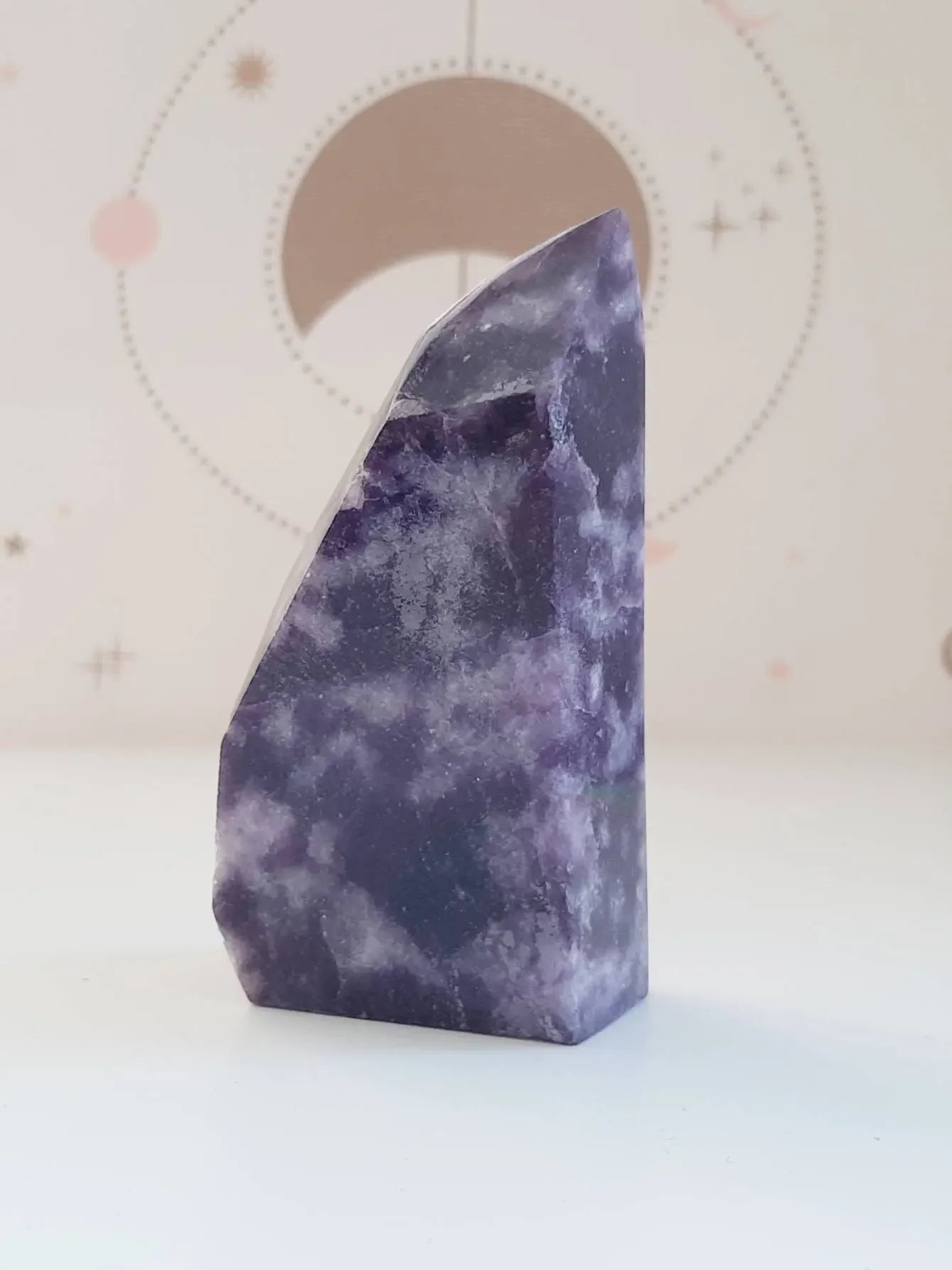 Polished lepidolite free form product image (2)