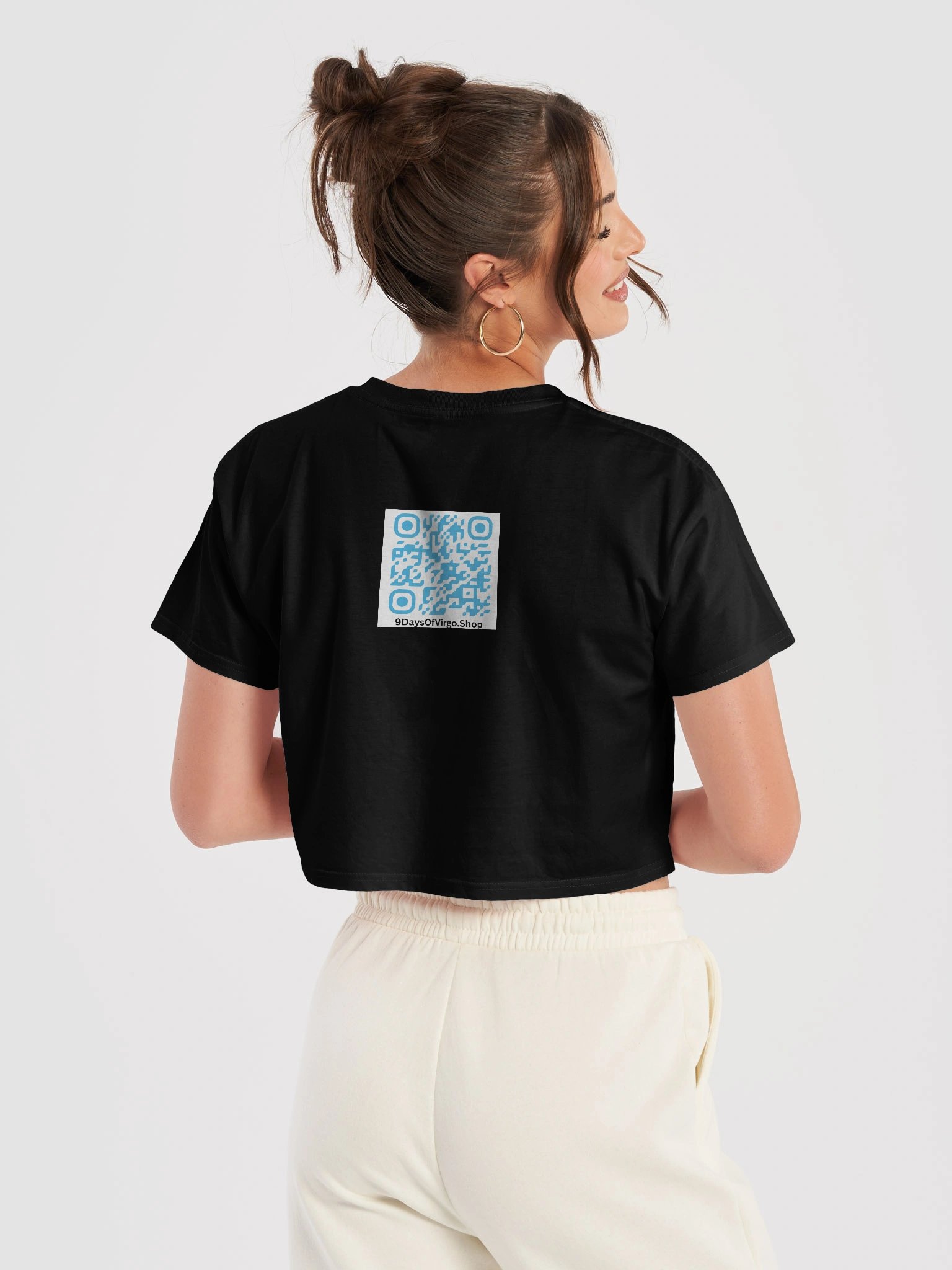 VIRGO DO YOU LOVE YOU!- BLACK Crop Top product image (5)