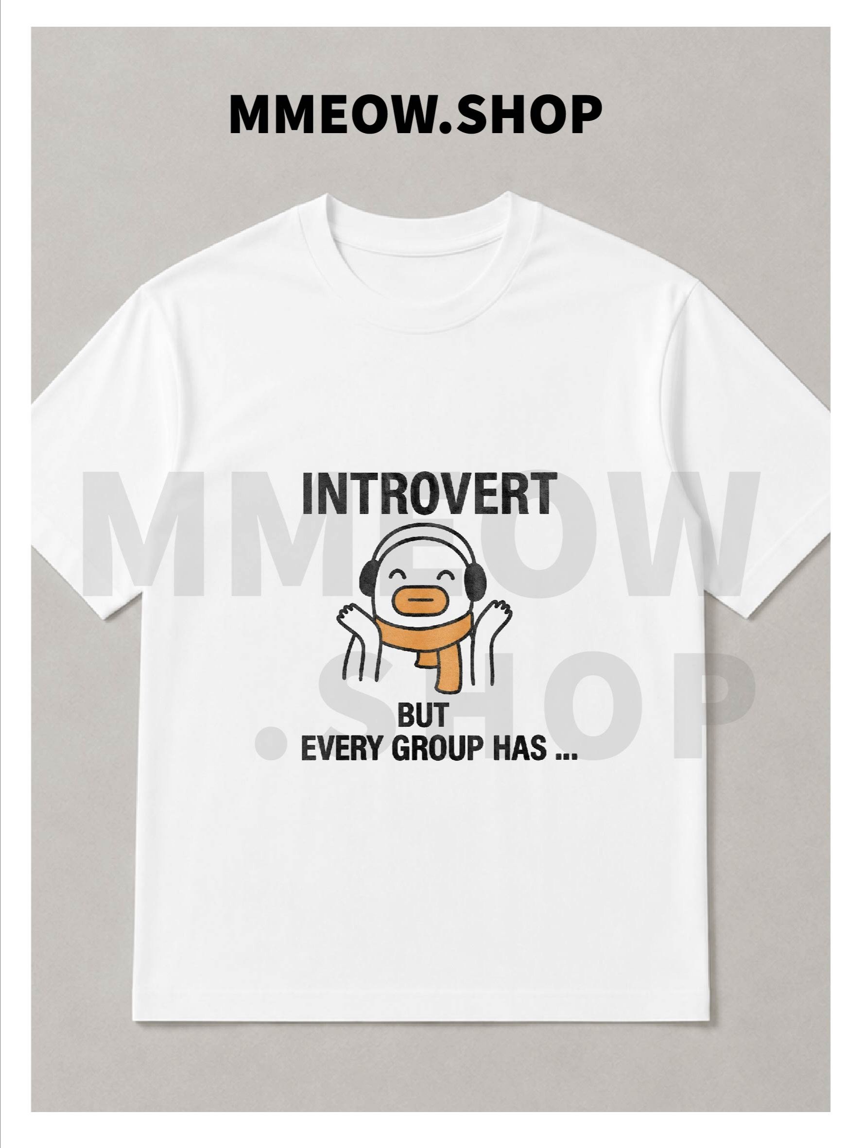 Introvert T - SHIRT PRINTED product image (2)
